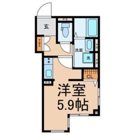 東海通駅 徒歩10分 1階の物件間取画像